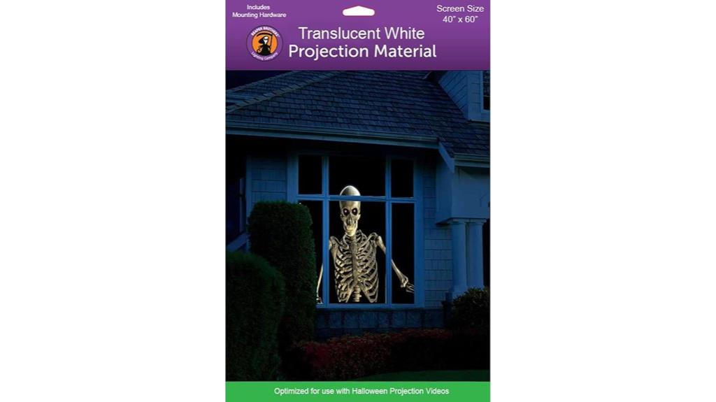 large rear projection screen