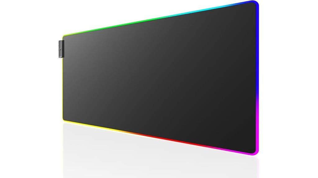 large rgb gaming mouse pad