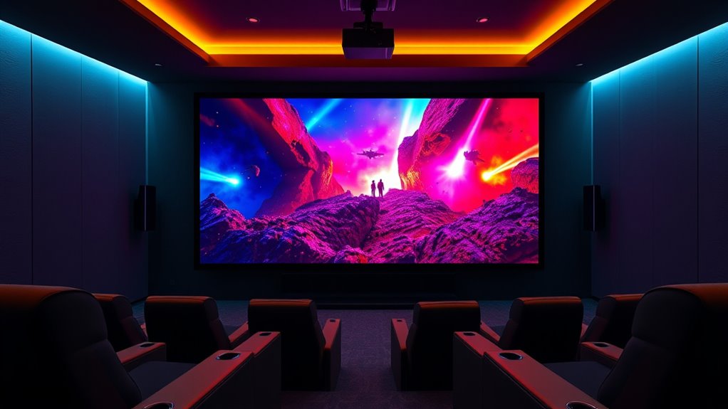 large screen projector considerations
