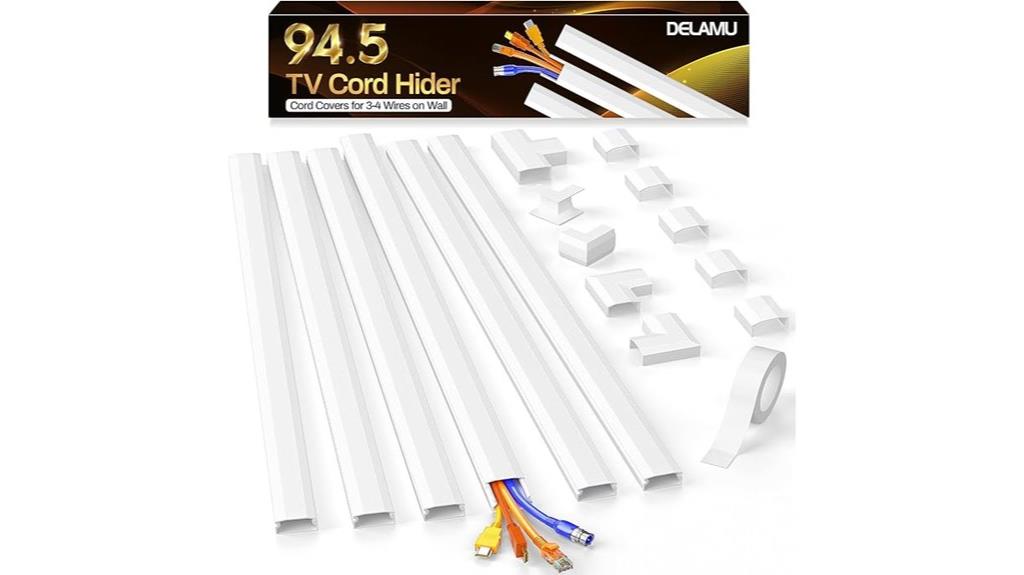 large tv cord concealment