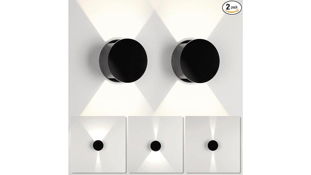 led dimmable wall sconces