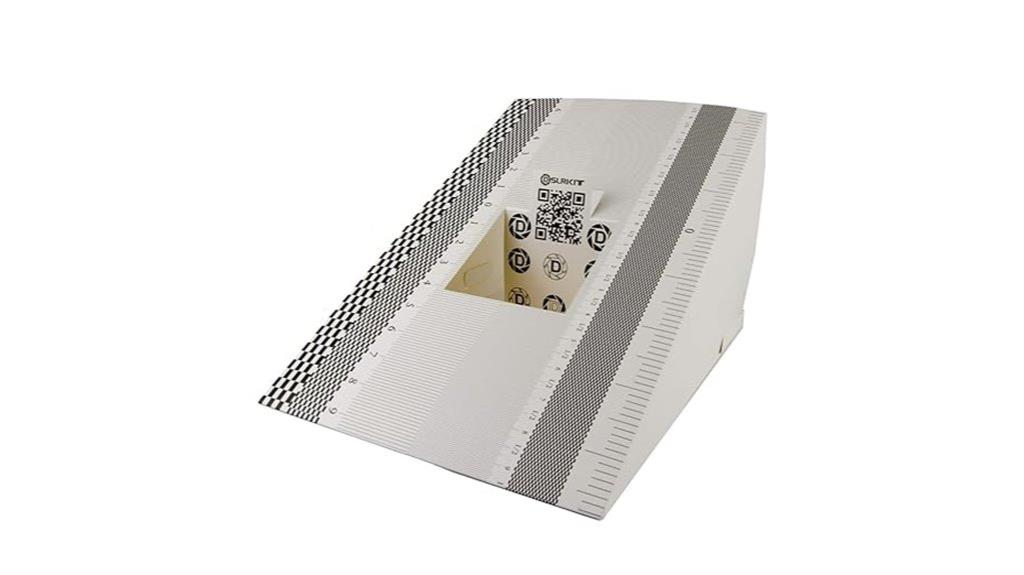 lens calibration alignment ruler