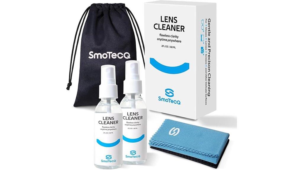 lens cleaning kit included