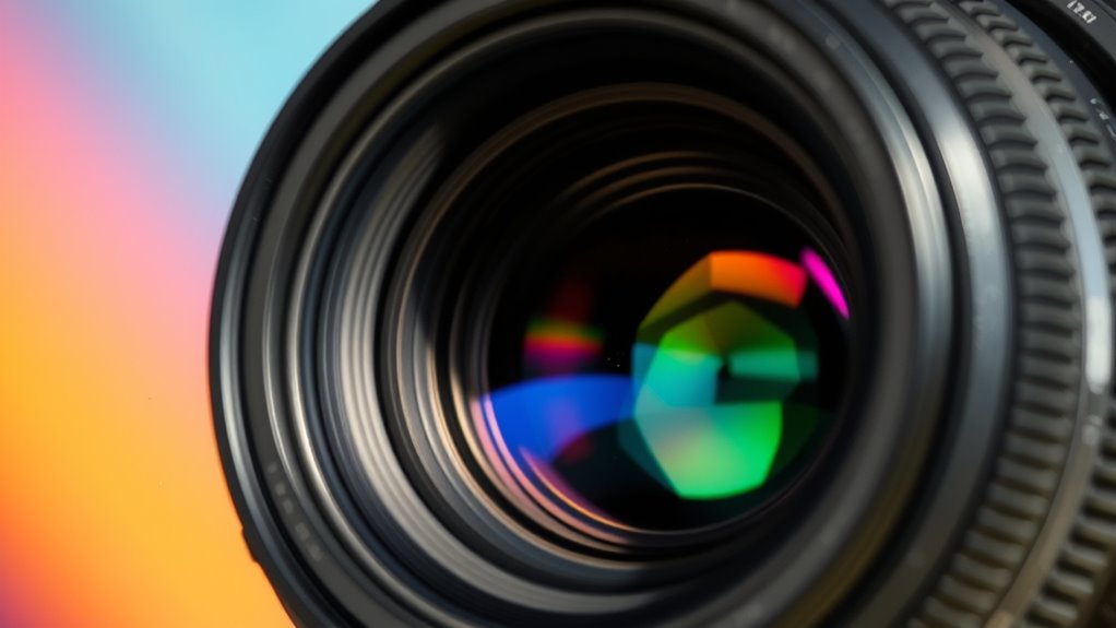 lens flare and color bleeding