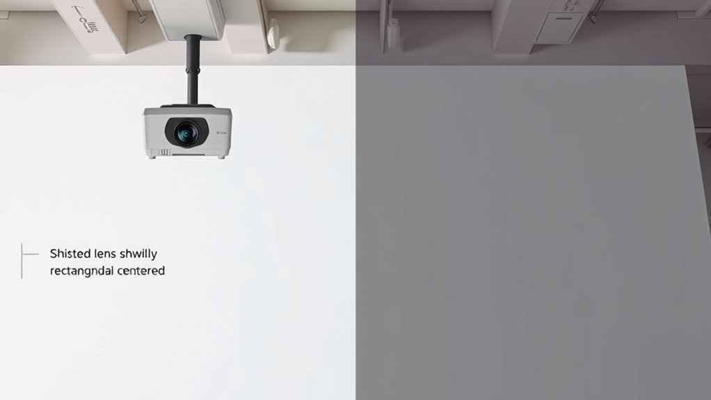 lens shift preserves image quality