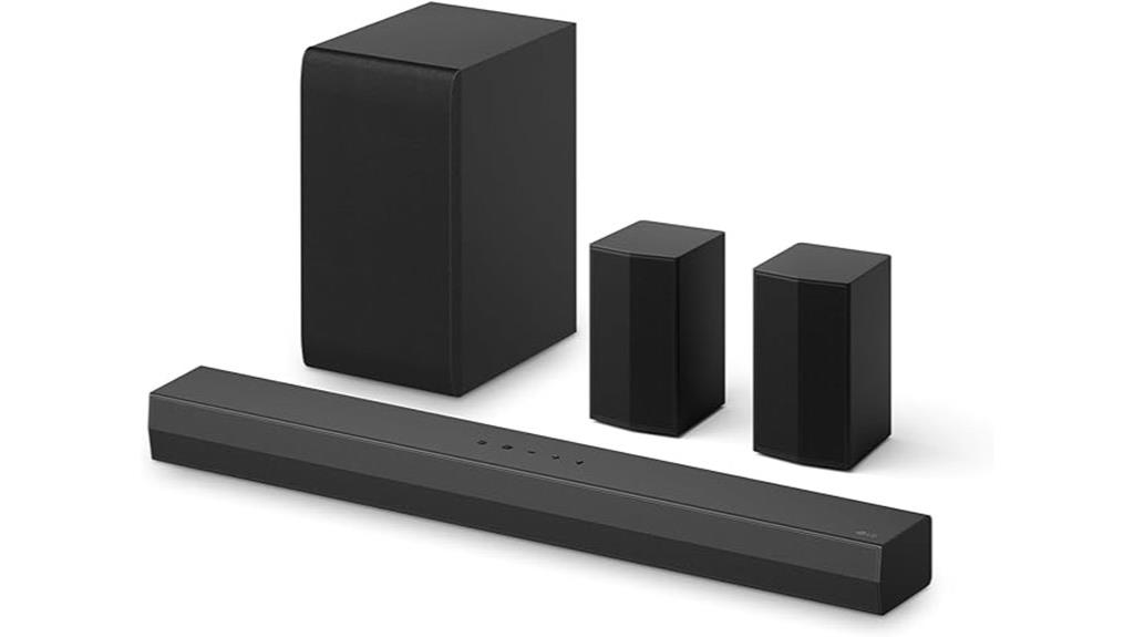 lg 4 1 soundbar system