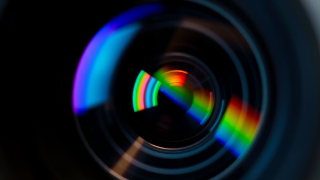 light splitting and prism distortions