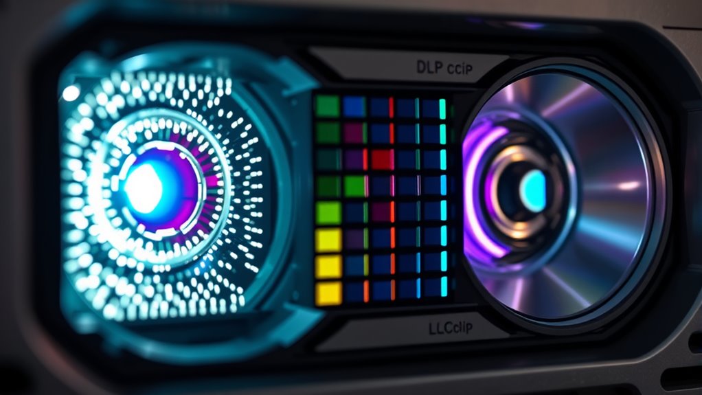 liquid crystal display projection