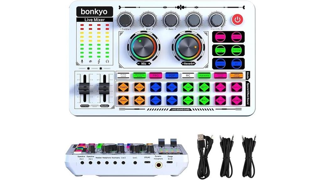 live streaming sound card