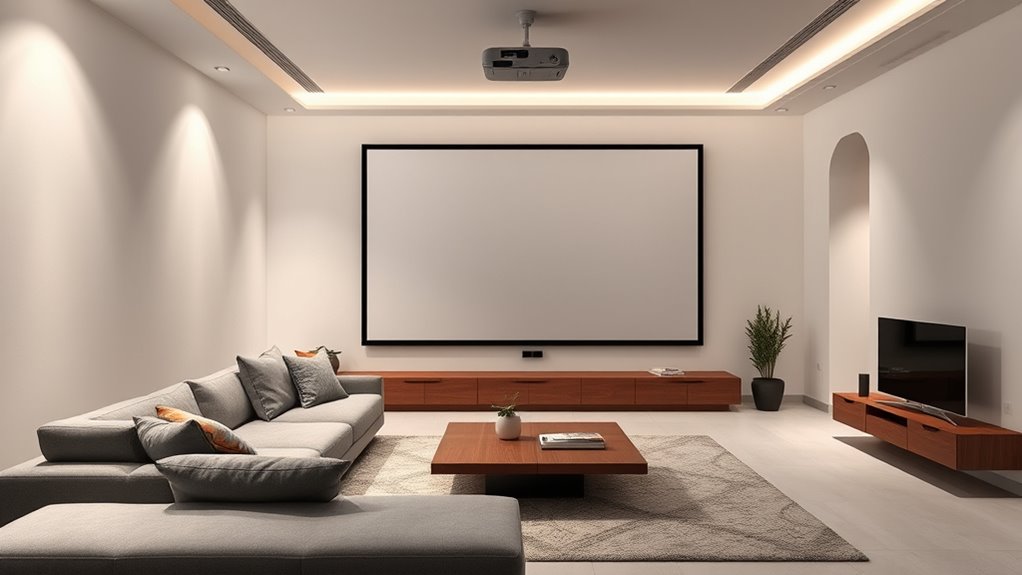 living room projection upgrade