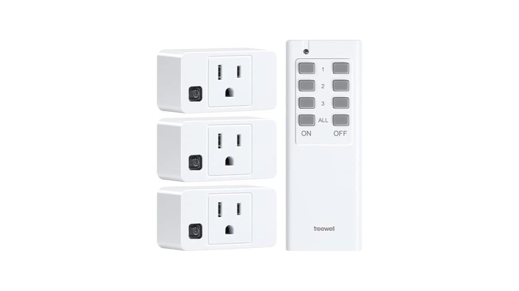 long range 3 outlet remote