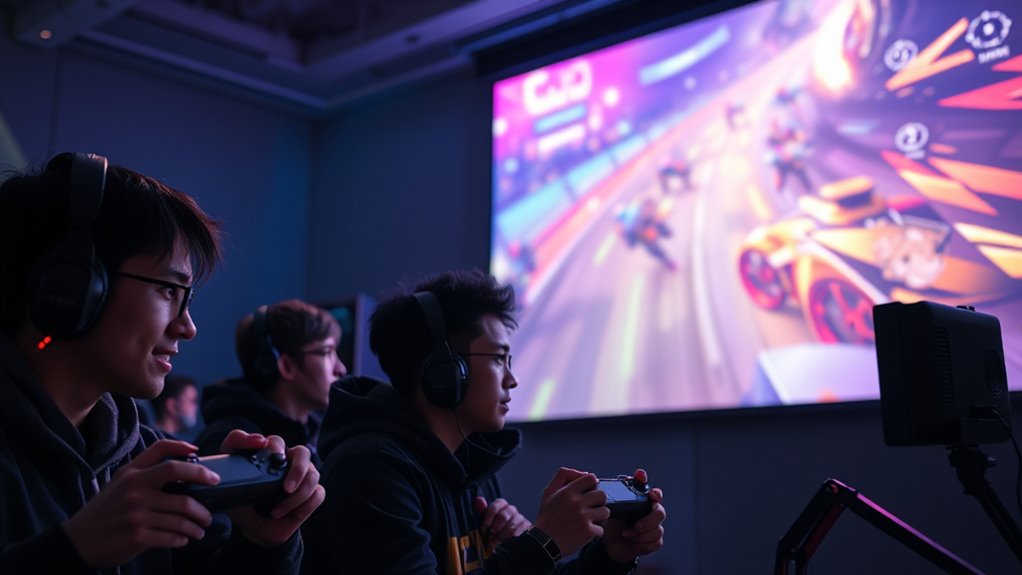 low latency large immersive display