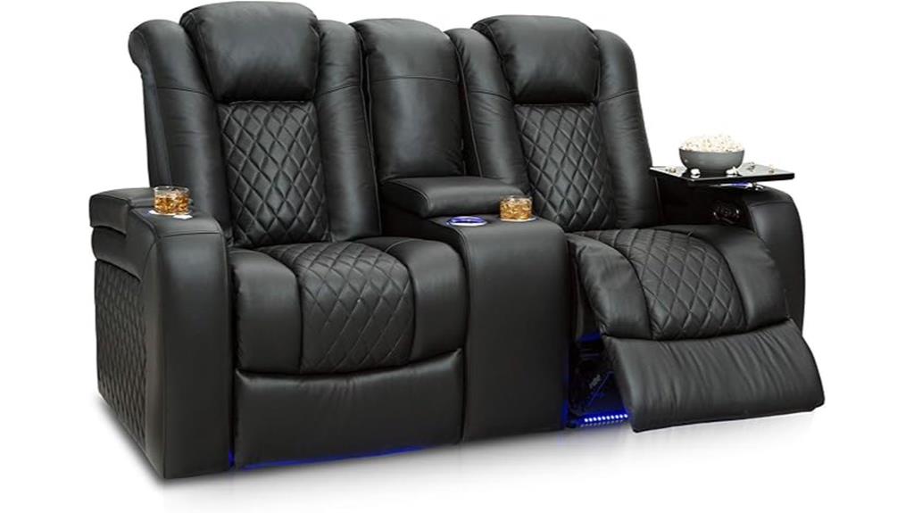 luxury leather power recliners