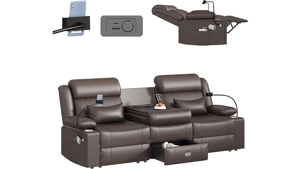 luxury reclining home theater