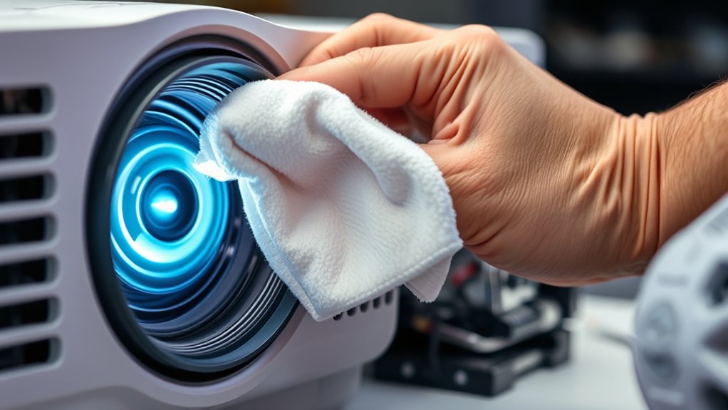 maintain projector for optimal performance