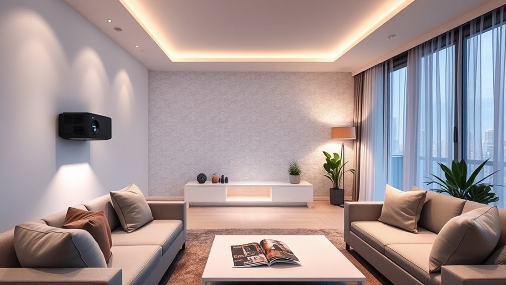 matching projector to space