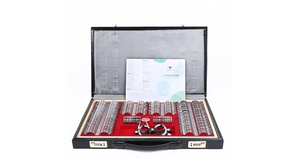 metal rim trial lenses