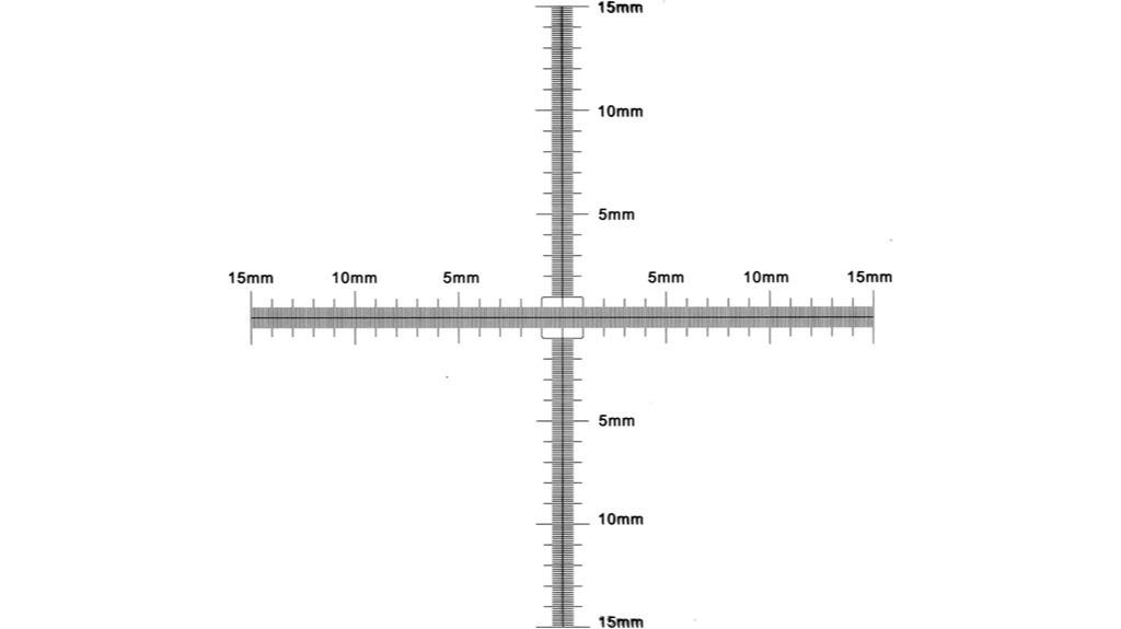 microscope calibration cross slide