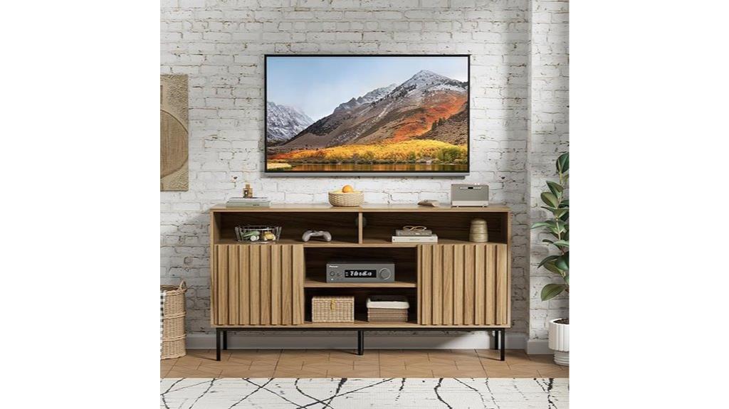 mid century modern tv stand