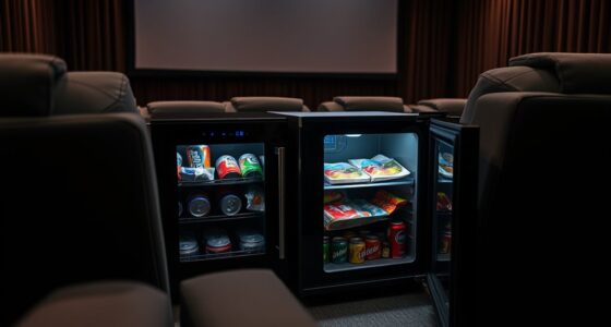 mini fridges for theater