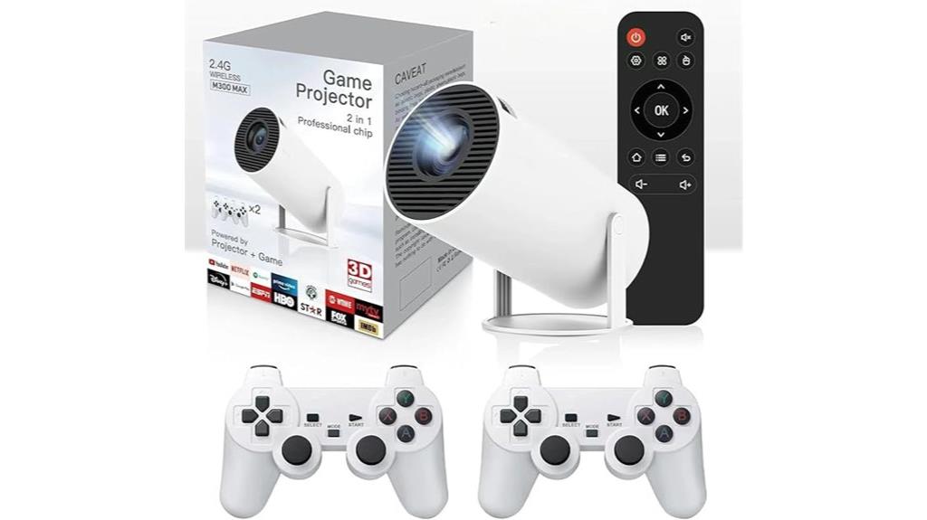 mini game projector with 30 000