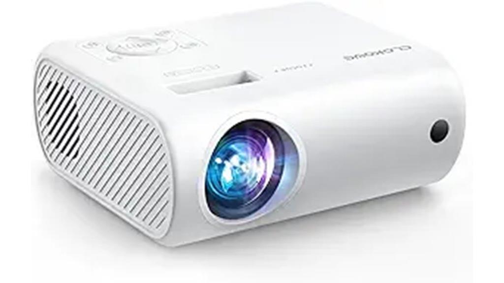 mini portable projector 9000 lux