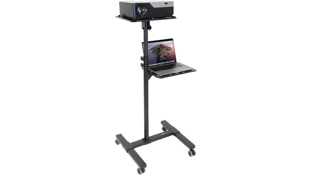 mobile projector and laptop stand