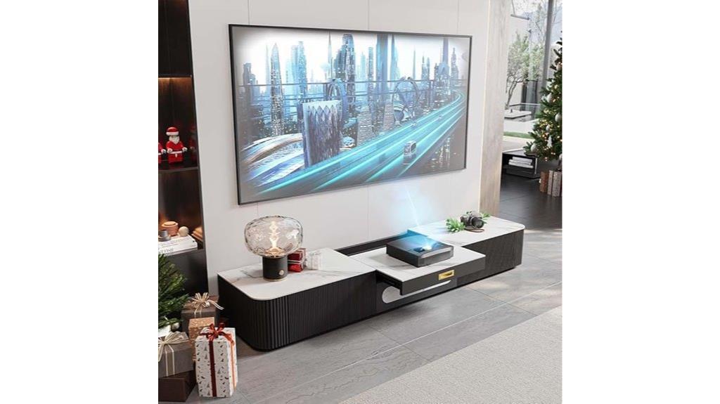 modern tv stand with storage