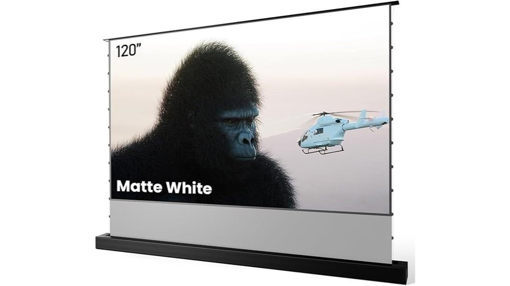 motorized 120 projector screen