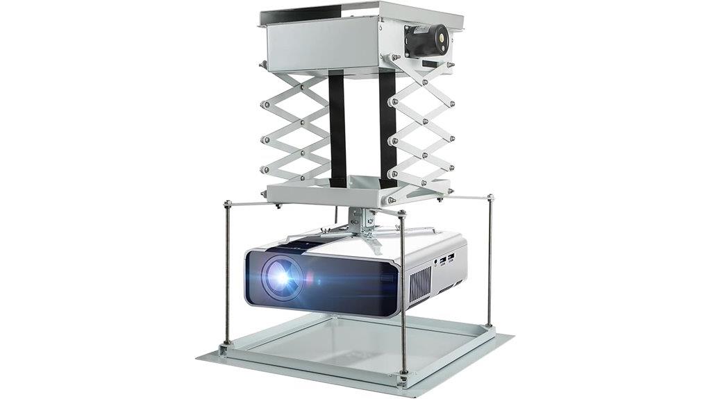 motorized projector mount remote