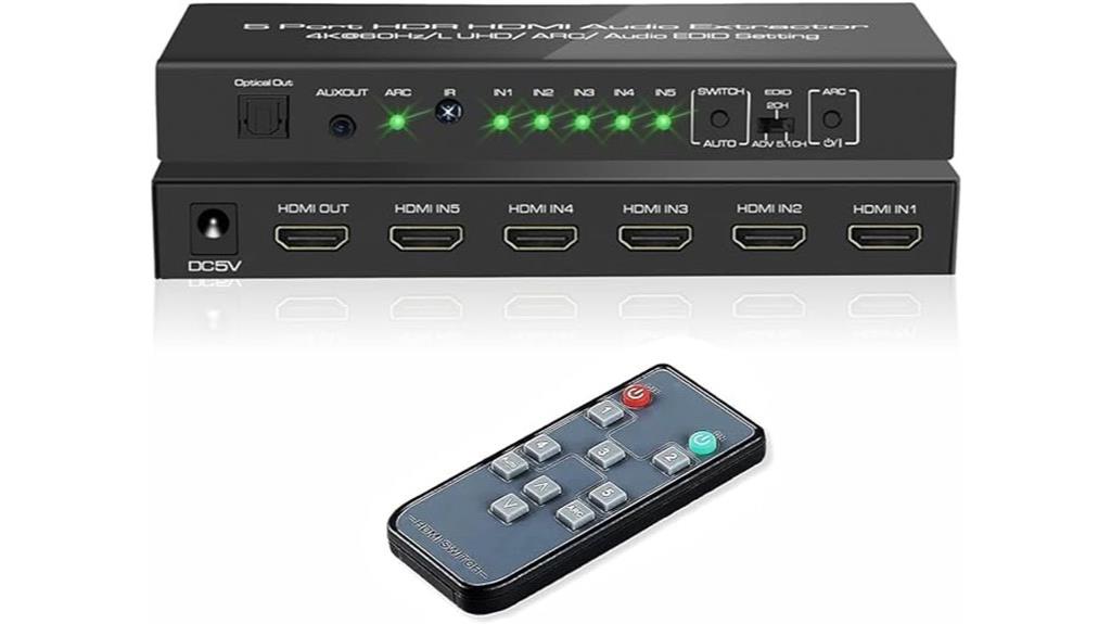 multi input 4k hdmi switch