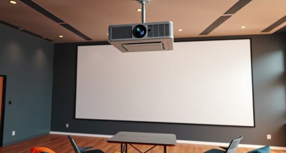 multi use room projector setup
