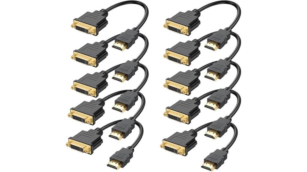 multiple hdmi to dvi adapters