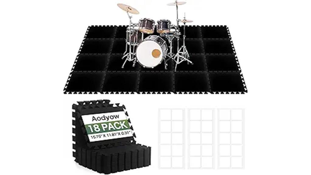 music studio sound mats