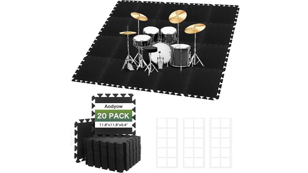 music studio soundproof mats