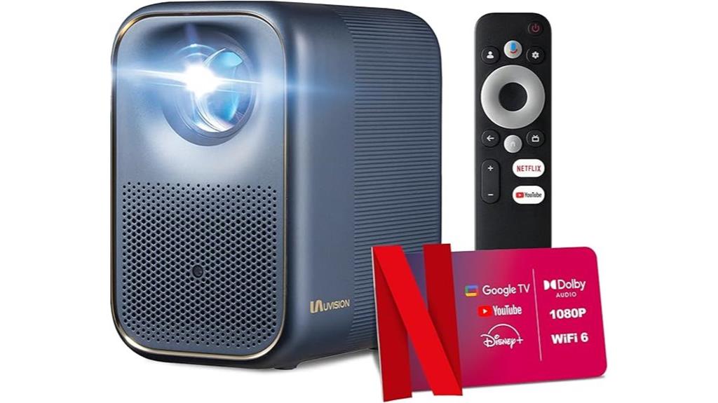 netflix enabled smart projector