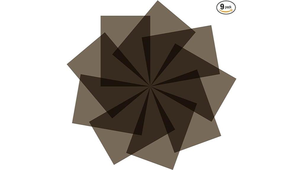 nine piece color correction overlays