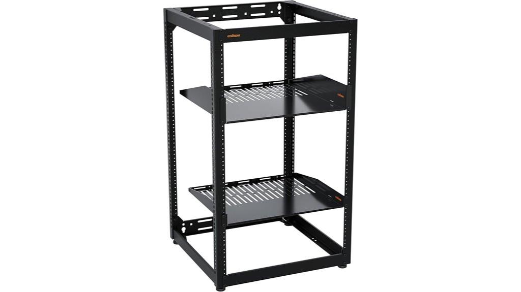 open 20u server rack