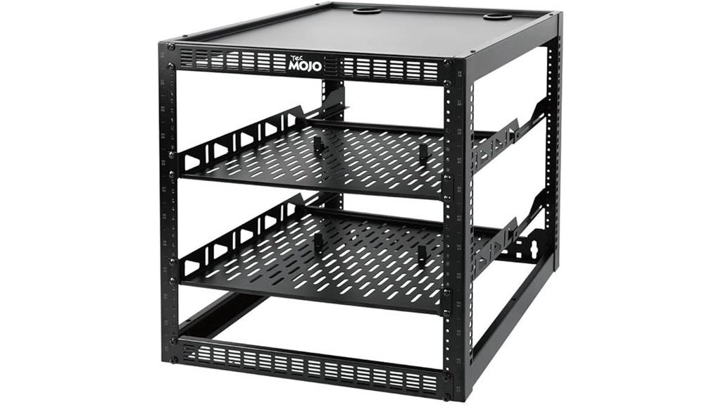 open frame network rack