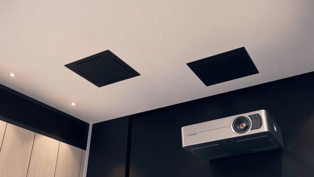 optimal ceiling audio placement