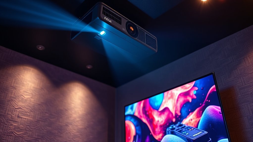 optimal gaming projector features