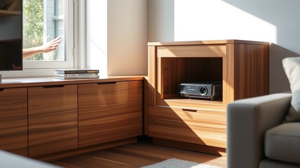 optimal hidden projector placement