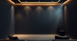 optimal projection room wall colors