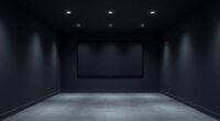 optimal projection room wall shades