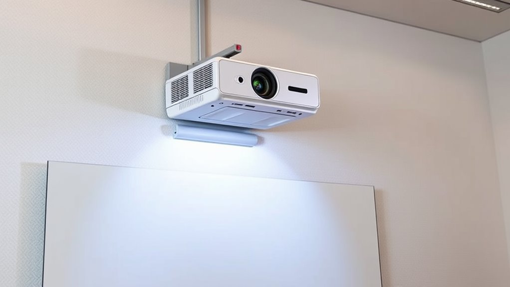 optimal projector mounting height