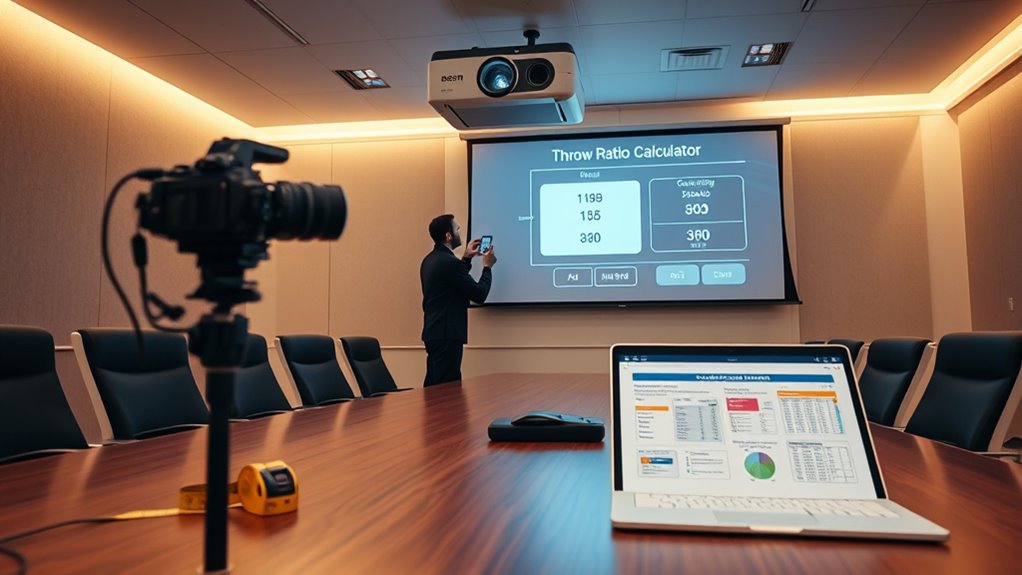 optimal projector placement adjustments