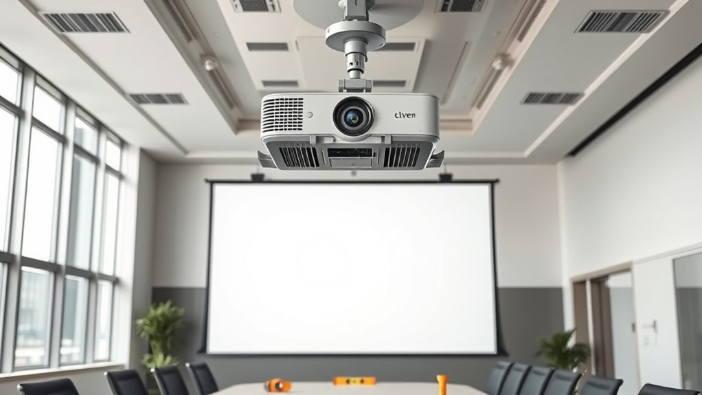 optimal projector placement considerations