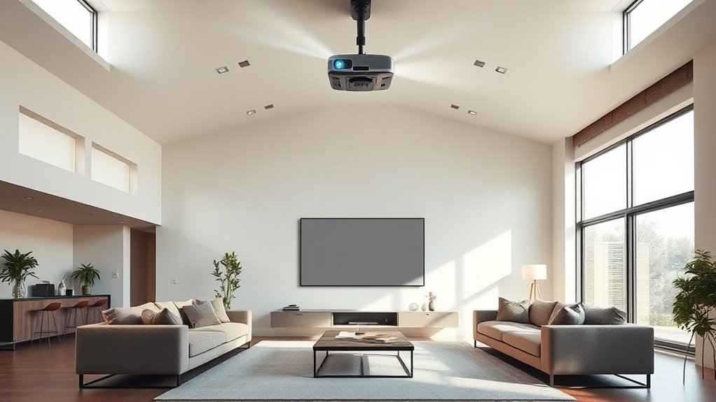 optimal projector placement techniques