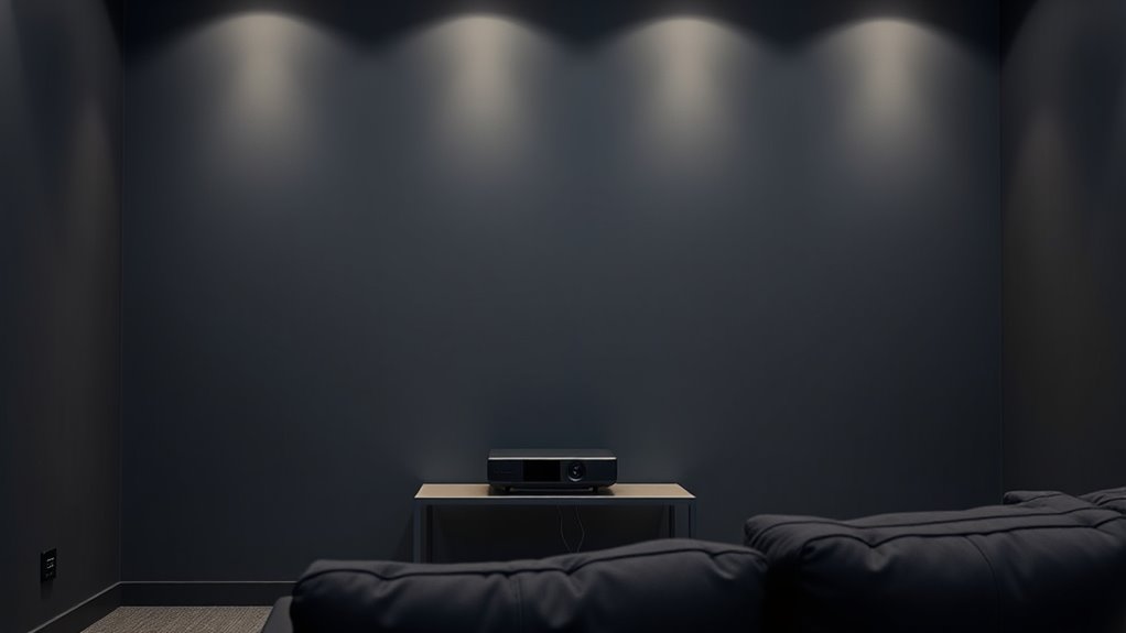 optimal projector room color choices