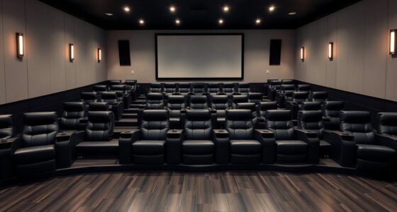 optimal projector viewing layout